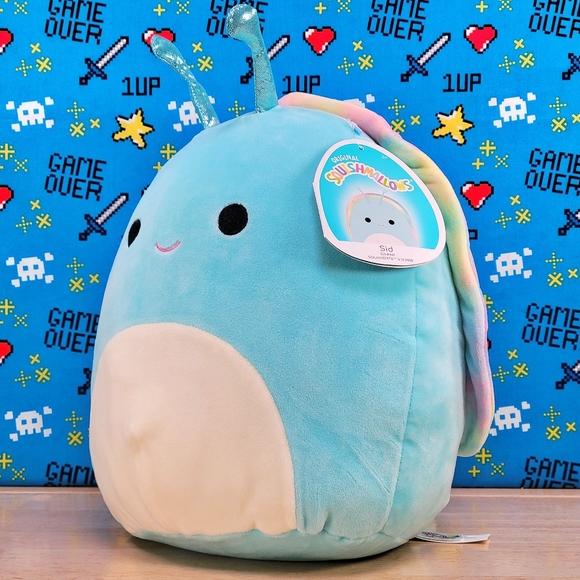 Squishmallow Sid the Blue Snail 11" Ultrasoft Stuffed Animal Plush Toy NWT - Picture 6 of 12